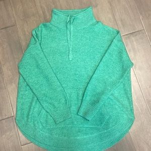 Lou & Grey Cozy Up Sweater, Green, Size XL
